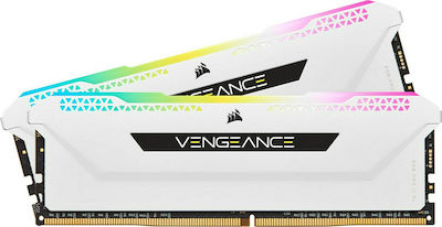 Corsair Vengeance RGB Pro SL 32GB DDR4 RAM mit 2 Modulen (2x16GB) und Geschwindigkeit 3200 für Schreibtisch