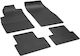 Rigum Set of Front and Rear Mats 4pcs for Opel Astra 2010 2015 Black