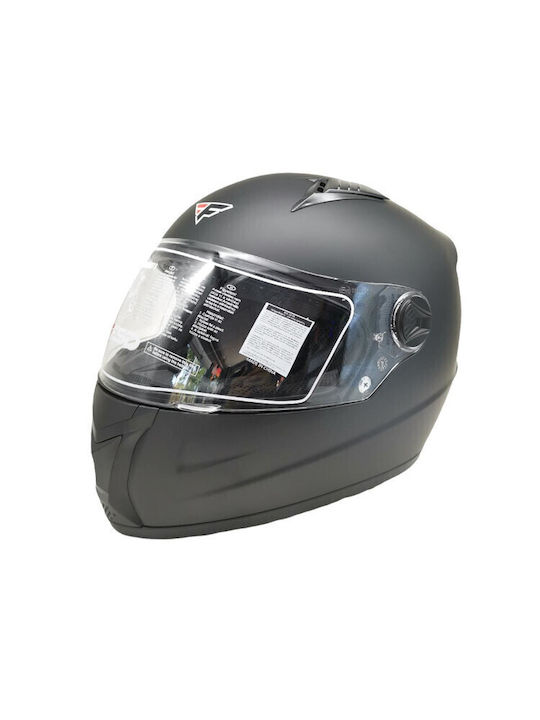 Faseed FSD 807 Black Matt Motorradhelm Volles Gesicht