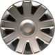 Farad Car Hubcap Set Ford Focus with Ford Emblem 15" 4pcs Silver