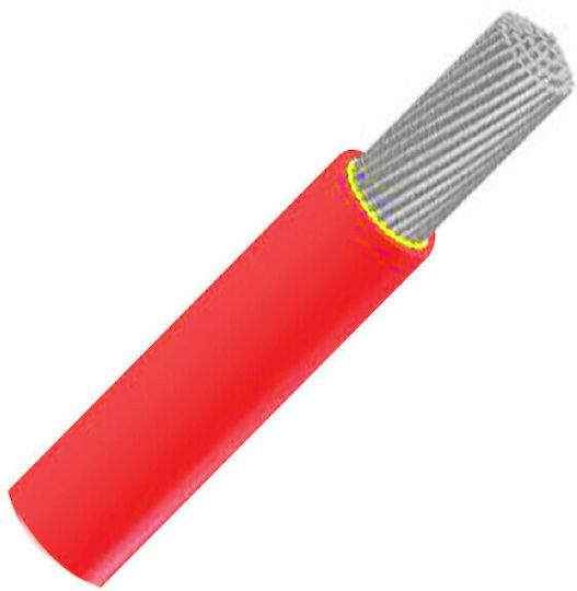 H07V-K Power Cord Type NYAF With Cable Properties 1x16mm² In Red Colour 1m Flexible
