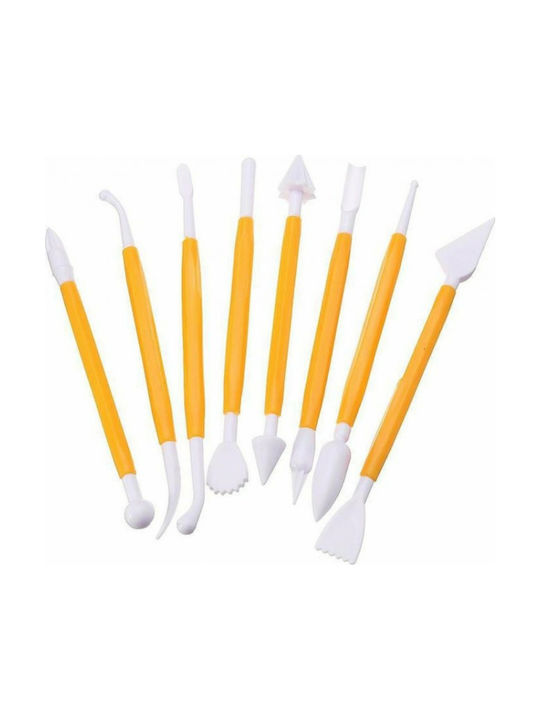 Plastic Sugar Paste Modeling Tools 8pcs