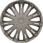 Versaco Car Hubcap Set Spark GR 15" 4pcs Gray