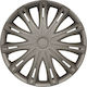 Versaco Car Hubcap Set Spark GR 15" 1pc Gray