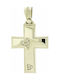 Q-Jewellery Damen Gold Kreuz 14K