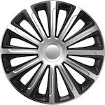 Auto Gs Car Hubcap Set Trend 16" 4pcs Silver