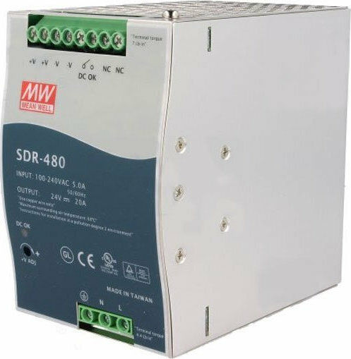 Mean Well SDR960-48 DIN Rail Power Supply 20A/48V/960W
