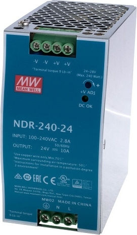 Mean Well Τροφοδοτικό Ράγας NDR240-24