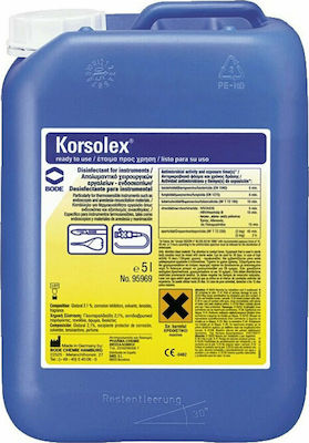 Hartmann Ειδικό Καθαριστικό για Απολύμανση Απολύμανσης Εργαλείων Korsolex PAA 5lt