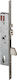 Cisa Recessed Lock Recessed Locks with Cylinder and Center 35mm Silver