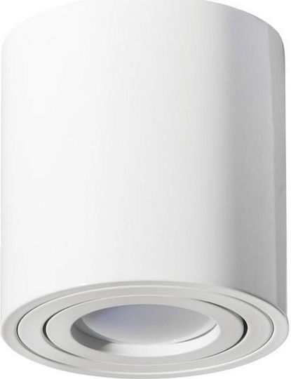Geyer Einzel Spot mit Fassung GU10 in Weiß Farbe