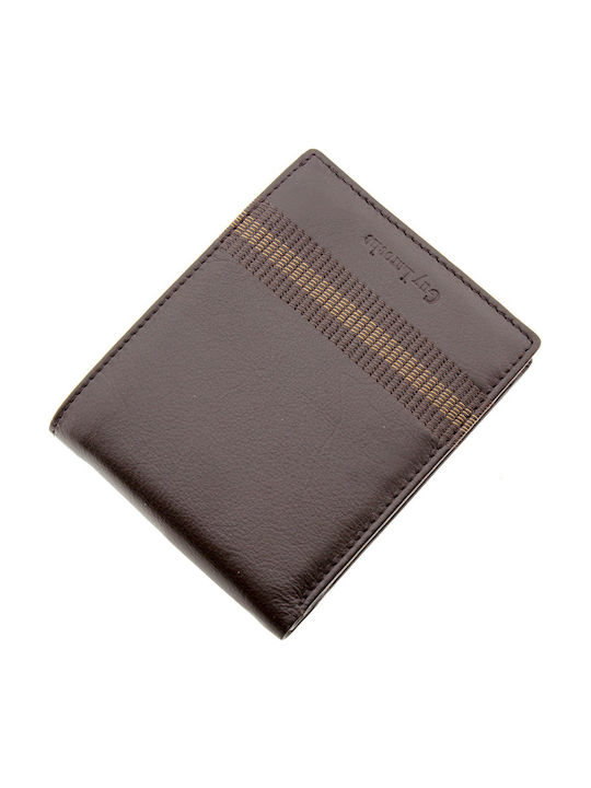Guy Laroche 22302 Men's Leather Wallet with RFID Brown