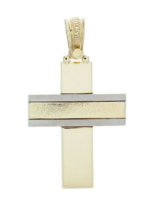 Triantos Men's Gold Cross 14K