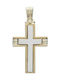 Triantos Femeiesc Aur Cruce 14K