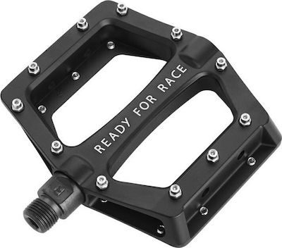 RFR Pedals Flat CMPT Pedale de bicicletă Platforma Negre