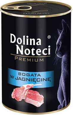 Dolina Noteci Wet Food for Adult Cats in Cans with Lamb, Chicken, Calf and Pork 400gr