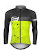 Force Square Fluo Bărbați Mânecă lungă Tricou de ciclism Colorat