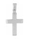 Triantos White Gold Cross 14K