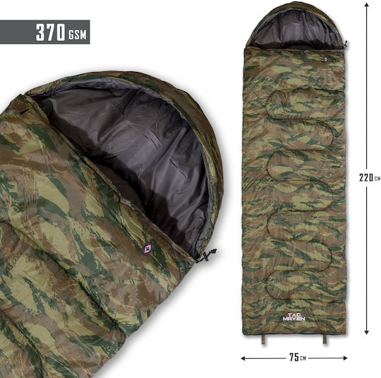 Pentagon Sleeping Bag Single 2 Seasons Greek Lizard