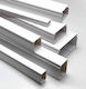 Kassinakis Канал за Кабели от Пластмаса 80x60mm Бял Сет 2бр 1м