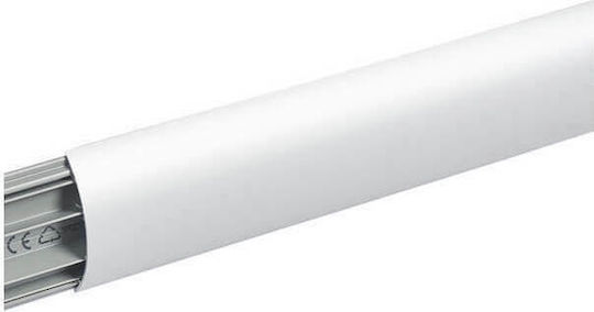 Kassinakis Κανάλι Καλωδίων Δαπέδου από Πλαστικό 50x13mm Λευκό Σετ 2τμχ