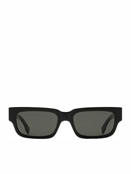 Retrosuperfuture Roma Sunglasses Μαύρα with Acetate Frame & Black Lens