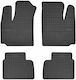 Frogum Set of Front and Rear Mats 4pcs for Fiat Doblo 2008 Black