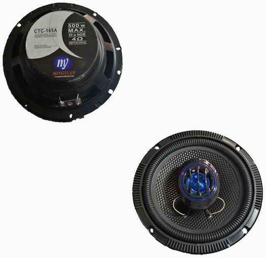 Set Auto-Lautsprecher CTC-165A 6" mit 500W RMS (2 Weg) Autolautsprecher 16cm