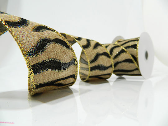 Eurolamp Christmas Ribbon Beige 910cm 1pc