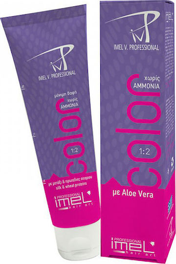Imel IVP Farbcreme Haarfärbemittel Ohne Ammoniak 7.34 Blondes Goldiges Kupfer 60ml