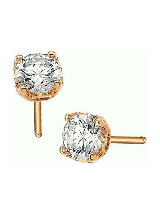 Vogue Earrings made of Silver Gold Plated with Stones