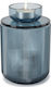 Umbra Decorative Vase Allira Blue 10.8x10.8x15.9cm