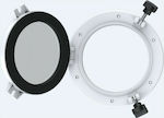 Eval Round Boat Deck Porthole with 215mm Diameter White