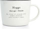 Dutch Rose Hygge Porcelain Cup White 320ml