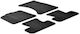 Gledring Set of Front and Rear Mats 4pcs for Audi Q5 2008 Black