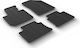 Gledring Set of Front and Rear Mats 4pcs for Kia Soul 2014 Black