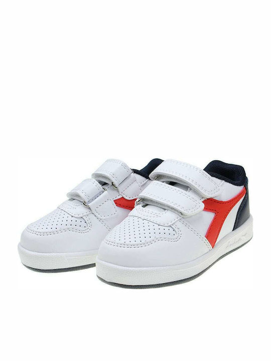 Diadora Kids Sneakers Playground TD with Scratch White