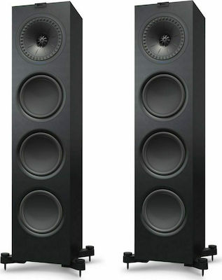 Kef Q550 Ζεύγος Ηχείων Hi-Fi Δαπέδου 130W 2.5 Δρόμων Π18xΒ27.8xΥ87.3εκ. Μαύρο