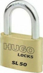 Hugo Locks SL 70 Steel Padlock Brass with Key 70mm 1pcs