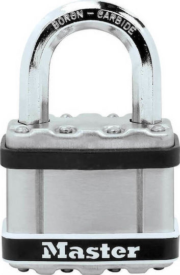 Master Lock Excell Stahl Vorhängeschloss Verlängert mit Schlüssel 44mm Silver 1Stück