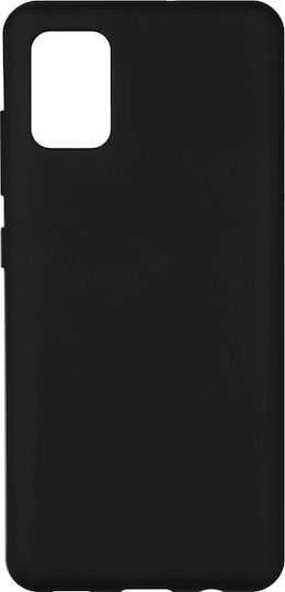 Mercury Soft Feeling Задна корица Силикон Черен (Galaxy A41)