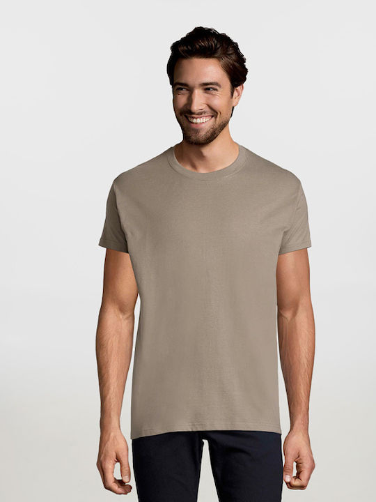 Sol's Ανδρικό Διαφημιστικό T-shirt Κοντομάνικο σε Χρώμα