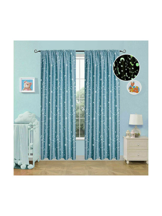 Beauty Home Kids Blackout Fluorescent Curtain W...