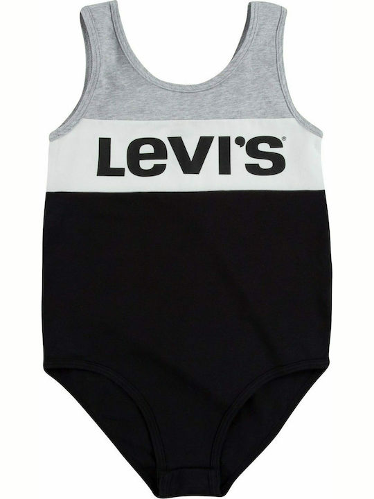 Kids' Bodysuit Sleeveless Black