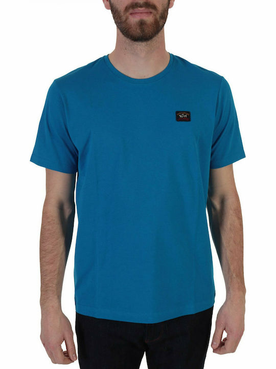 Paul & Shark T-shirt Bărbătesc cu Mânecă Scurtă Albastru COP1002-049
