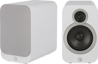 Q-Acoustics Q3020i Ζεύγος Ηχείων Hi-Fi Βιβλιοθήκης 75W 2 Δρόμων Π17xΒ28.2xΥ27.8εκ. Λευκό