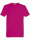 Sol's Imperial Men's Short Sleeve Promotional T-Shirt Fuchsia