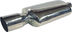 Autoline Exhaust End Universal Single Inox 13x59cm