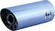 Carman Exhaust Muffler Universal Slanted Oval Chrome