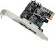 Κάρτα PCIe σε 2 θύρες eSATA